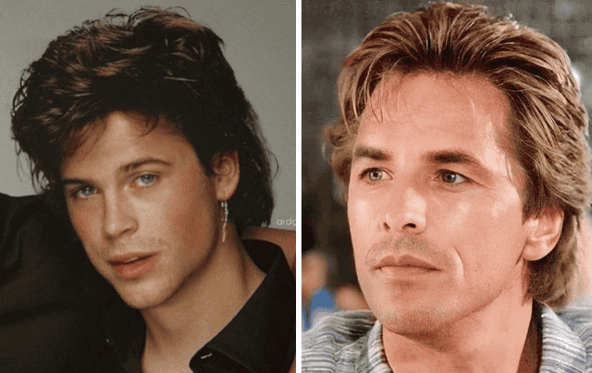 1980s medium length men's hairstyles