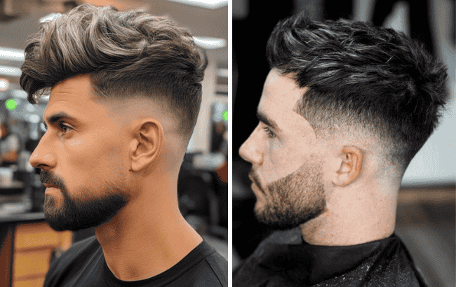 A Mid Fade Cut - Best for Thick Hair