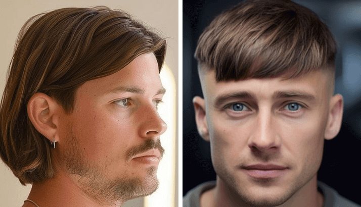 The Blunt Cut for Medium Length Hair for Men