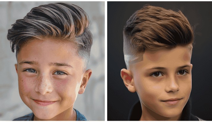 Boys Haircuts Long On Top Short On Sides