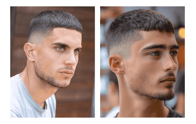 Buzz Cut with Mid Taper Fade