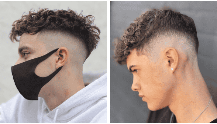 Curly High Fade