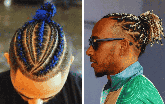 Lewis Hamilton – Cornrows with Highlights