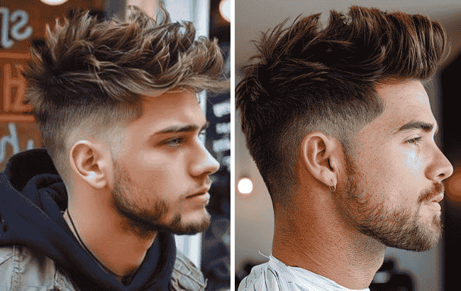 Long Top Taper Fade