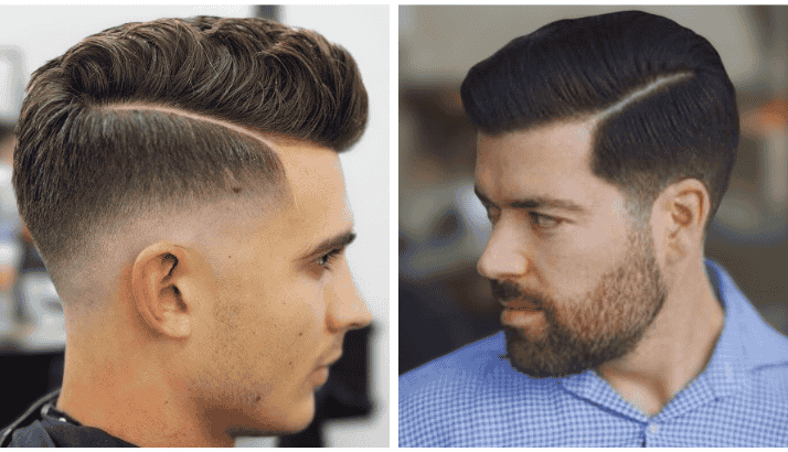 Low Fade Comb Over for Asian Men