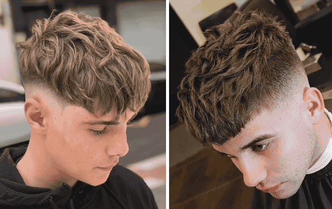 Low Fade Textured Top Haircut