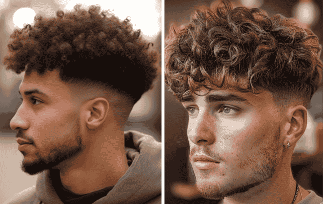 Low Fade for Curly Hair