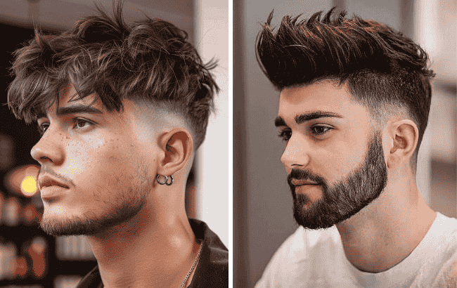 Low Fade with Long Hair