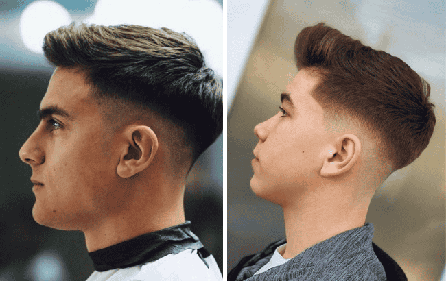 Mid Fade Haircut for Straight Hair