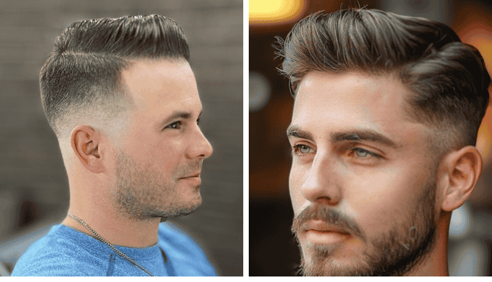 Mid-Low Fade and Comb Over Haircut