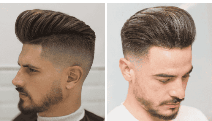 Pompadour With High Fade