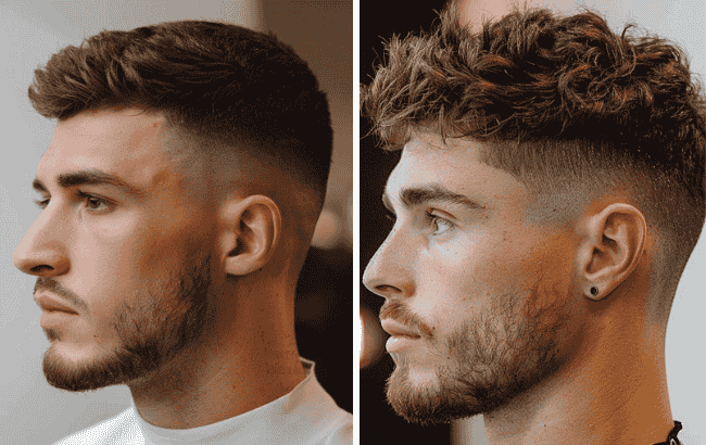 Short Mid Fade Haircut