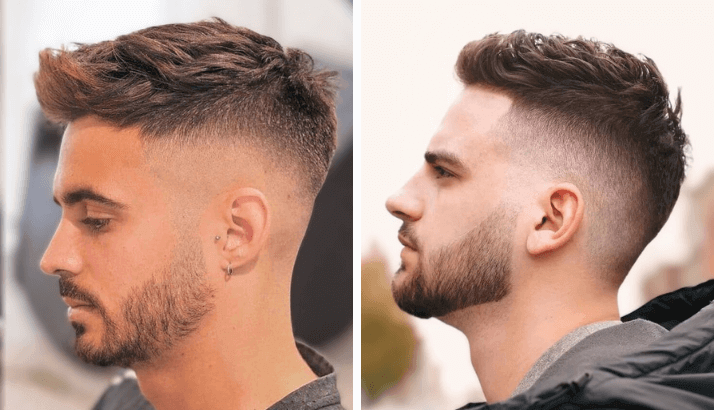 The Textured Quiff For Men's Medium Length Hair