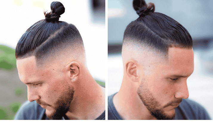 Top Knot High Fade