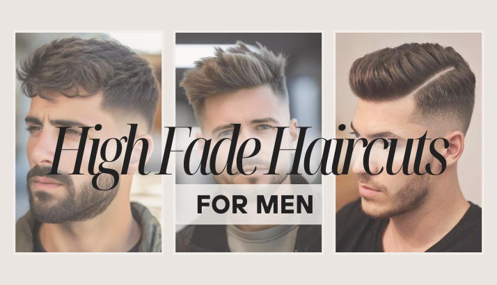 High fade haircut for men