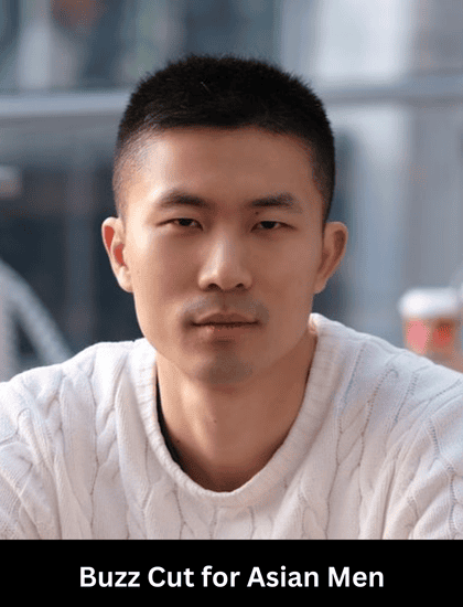 buzz cut for asian men