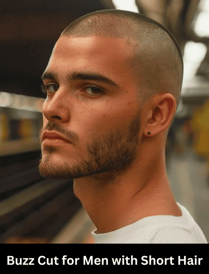 buzz cut for men with short hair