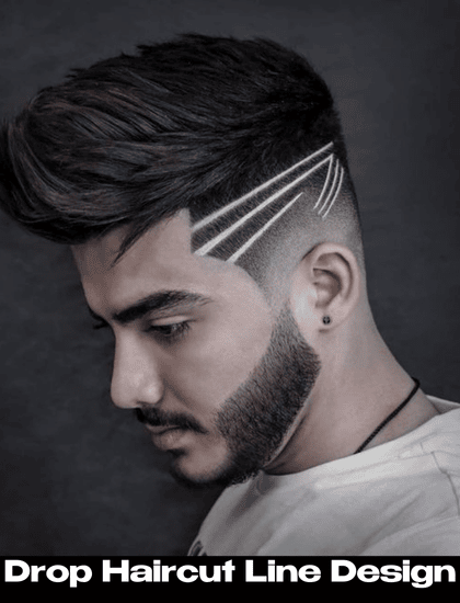 drop haircut line design