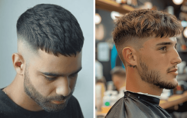 french crop fade