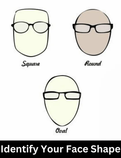 identify your face shape square, round, oval