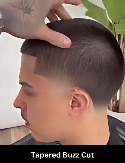 tapered buzz cut