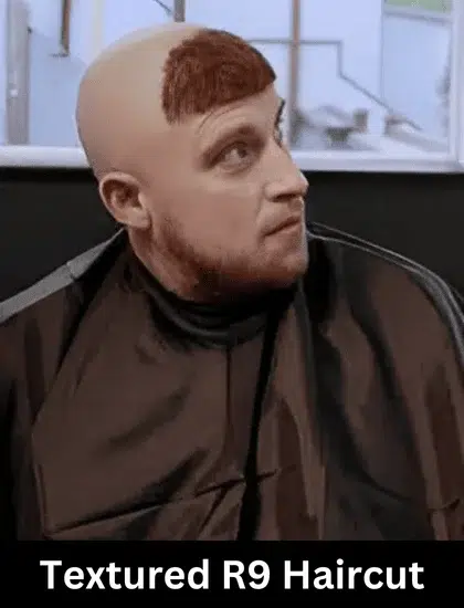 textured r9 haircut for men