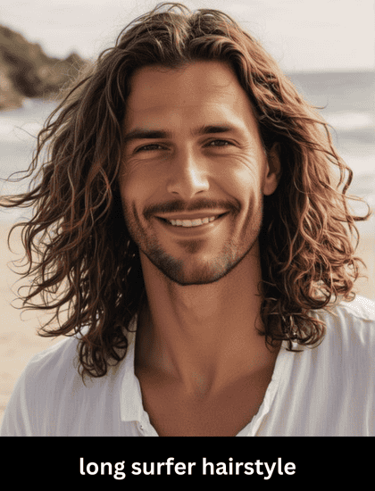 long surfer hairstyle